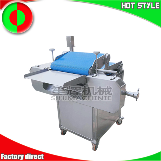Máquina automática para cortar carne, cortadora de pescado para fábrica de alimentos, máquina de corte de carne de filete de pechuga de pollo y cerdo