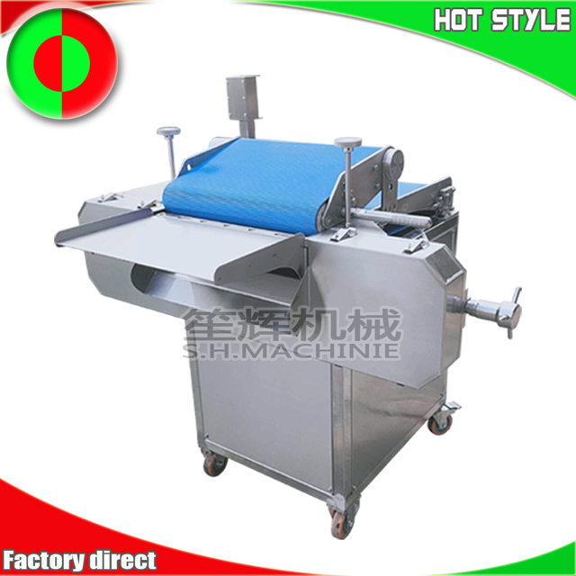 Máquina automática para cortar carne, cortadora de pescado para fábrica de alimentos, máquina de corte de carne de filete de pechuga de pollo y cerdo